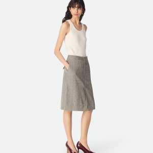 Viscose And Silk Skirt
