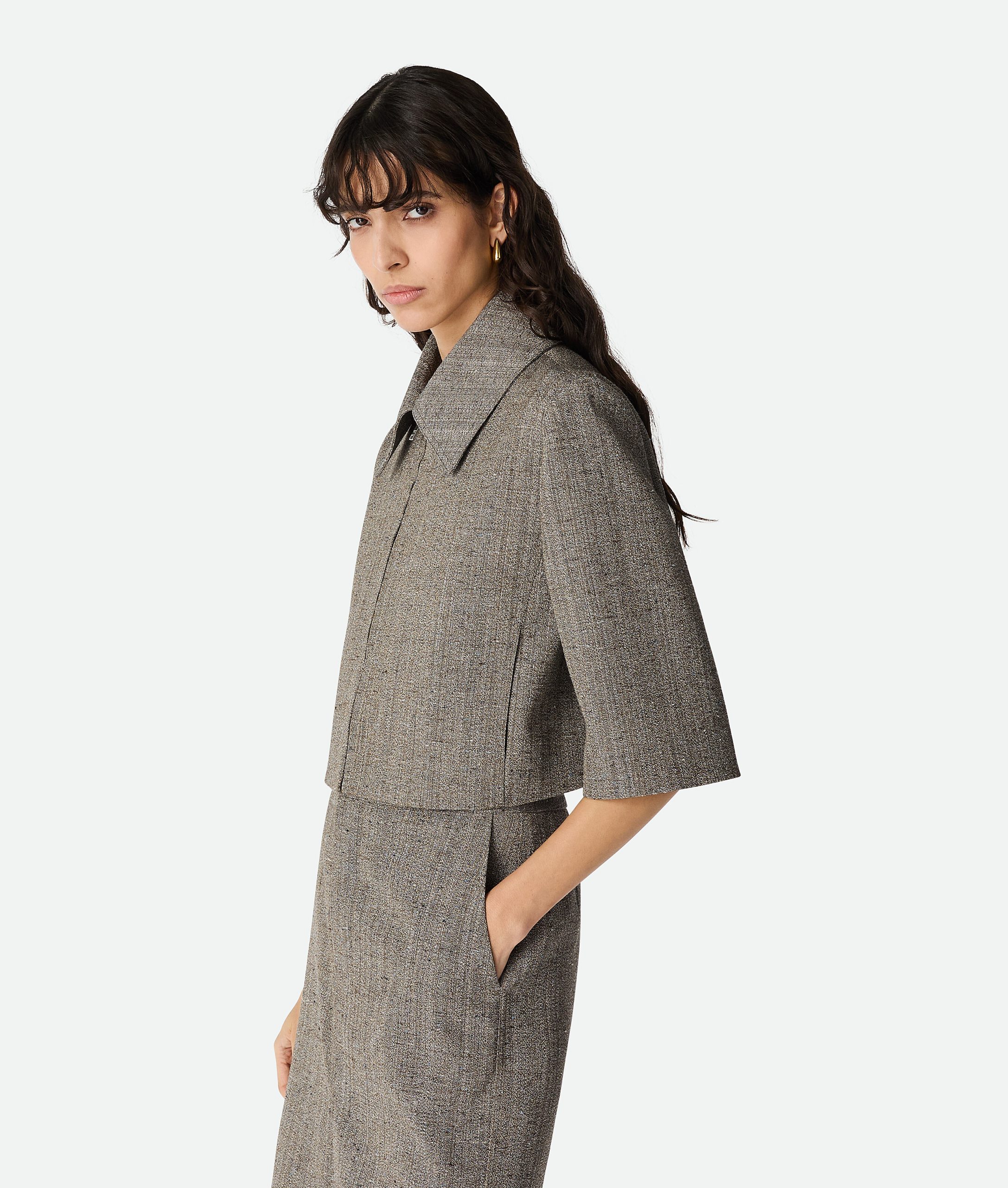 Viscose And Silk Jacket - Image 2