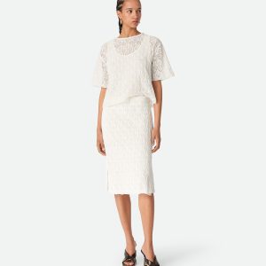 Cotton And Silk Fish Lace Skirt