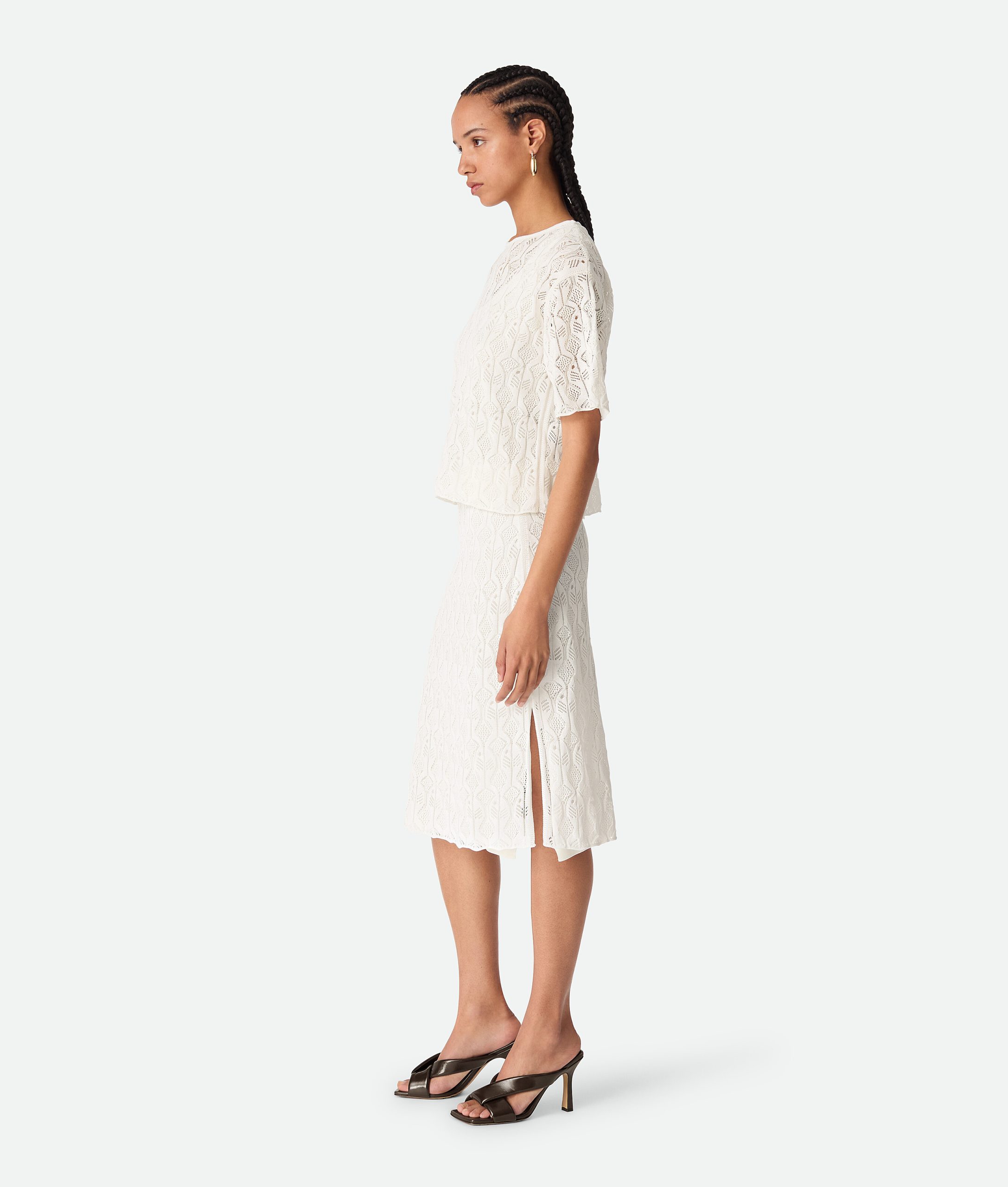 Cotton And Silk Fish Lace Skirt - Image 2