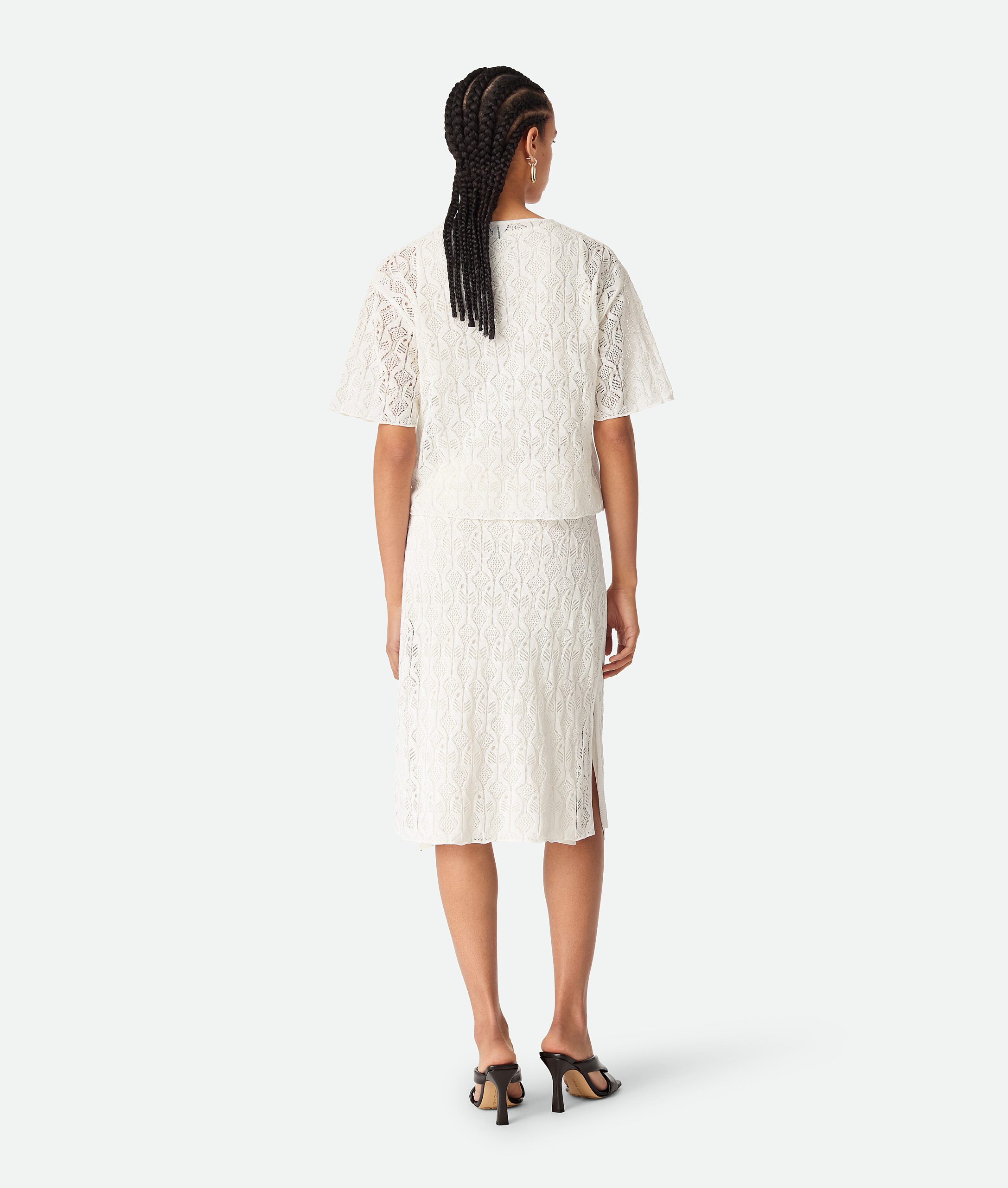Cotton And Silk Fish Lace Skirt - Image 3