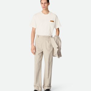Viscose And Silk Pants