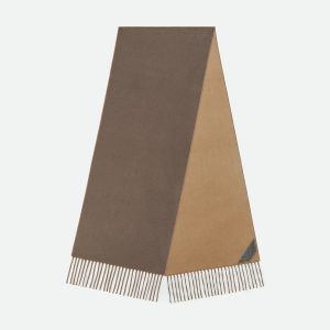 Bi-Color Cashmere Scarf