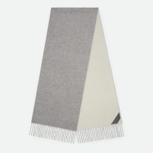 Bi-Color Cashmere Scarf