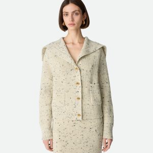 Wool English Rib Cardigan