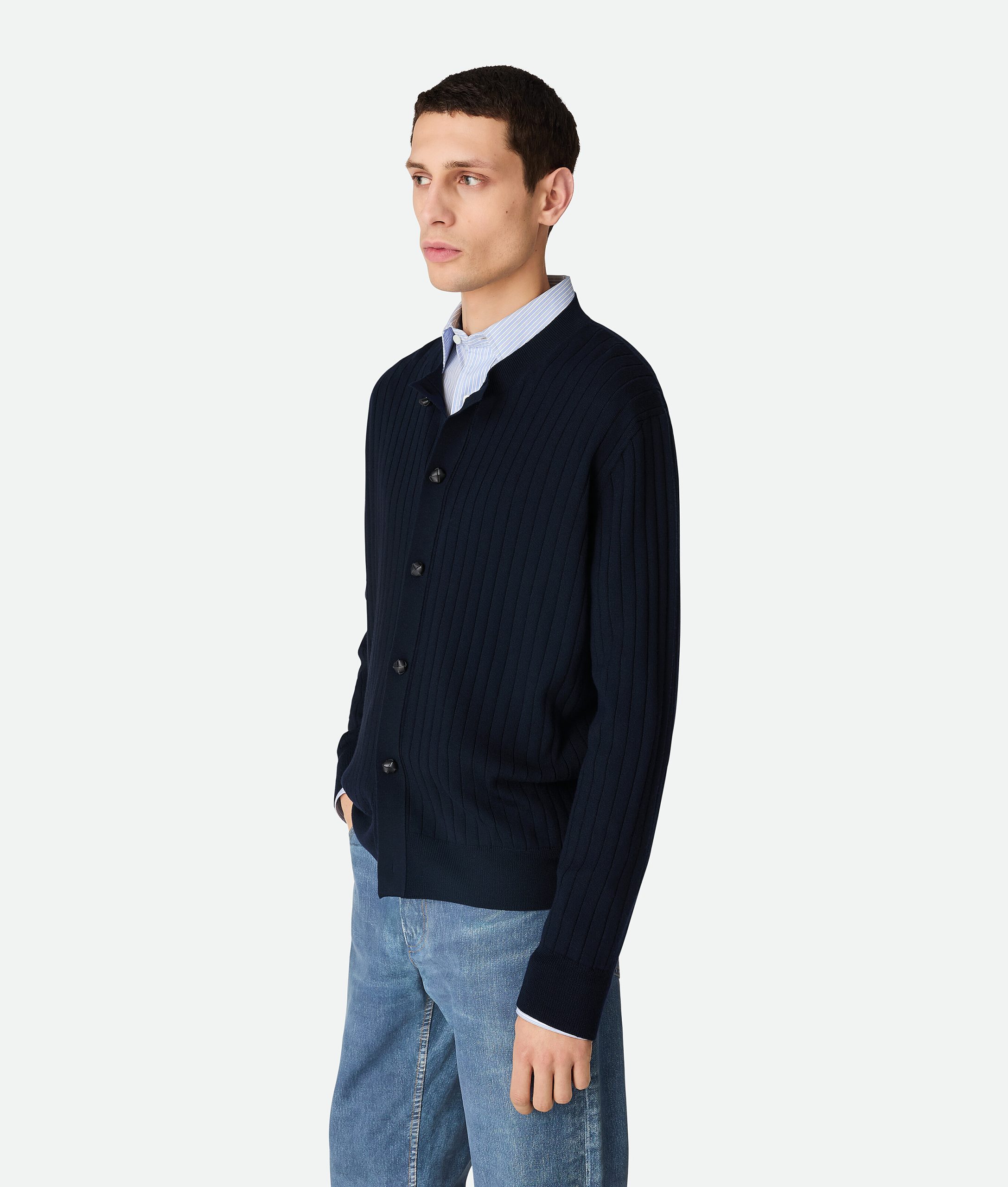 Wool Rib Cardigan - Image 2