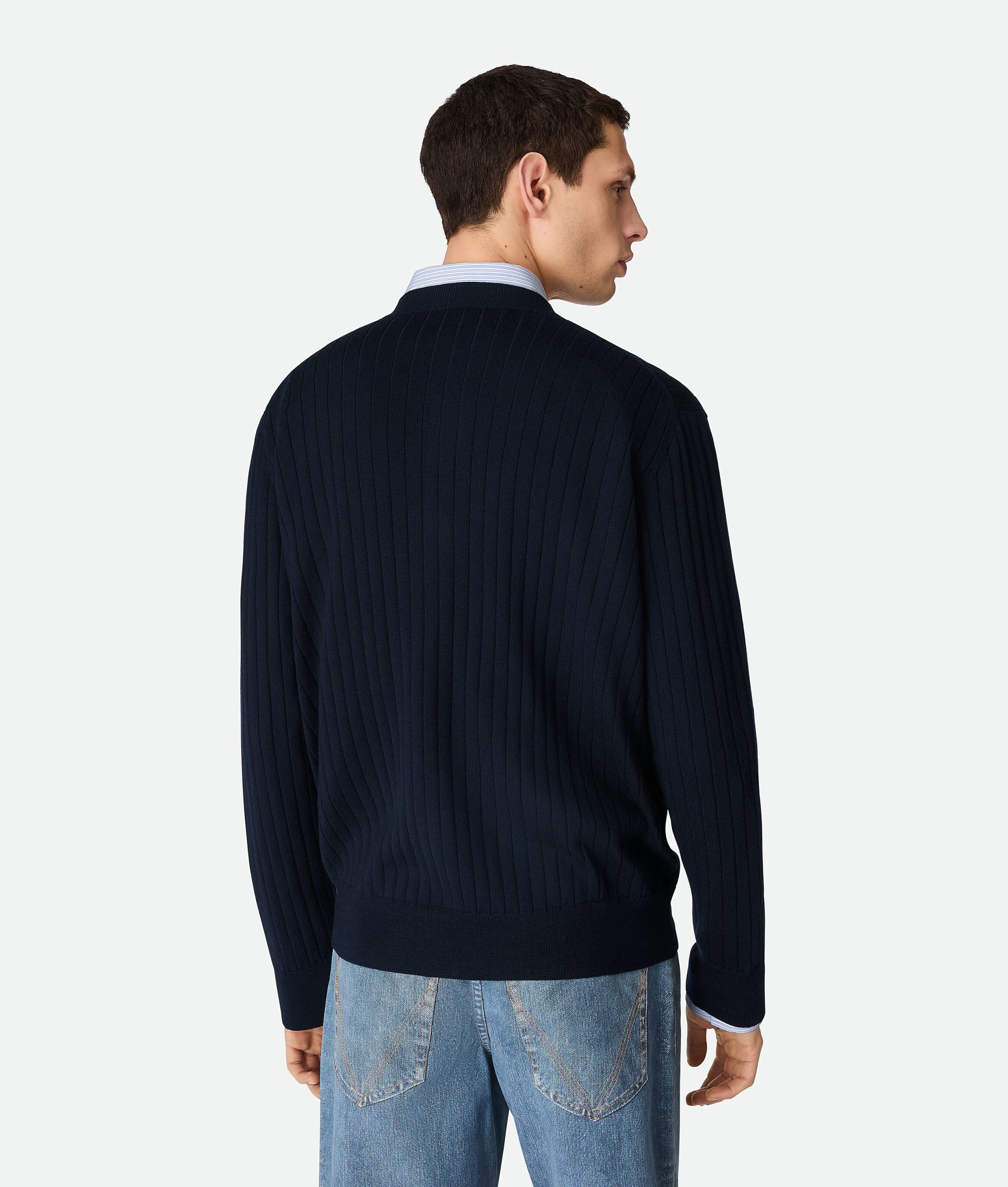 Wool Rib Cardigan - Image 3