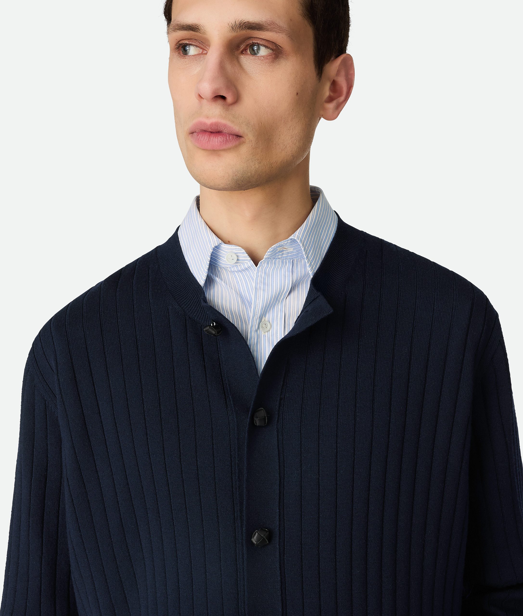 Wool Rib Cardigan - Image 4