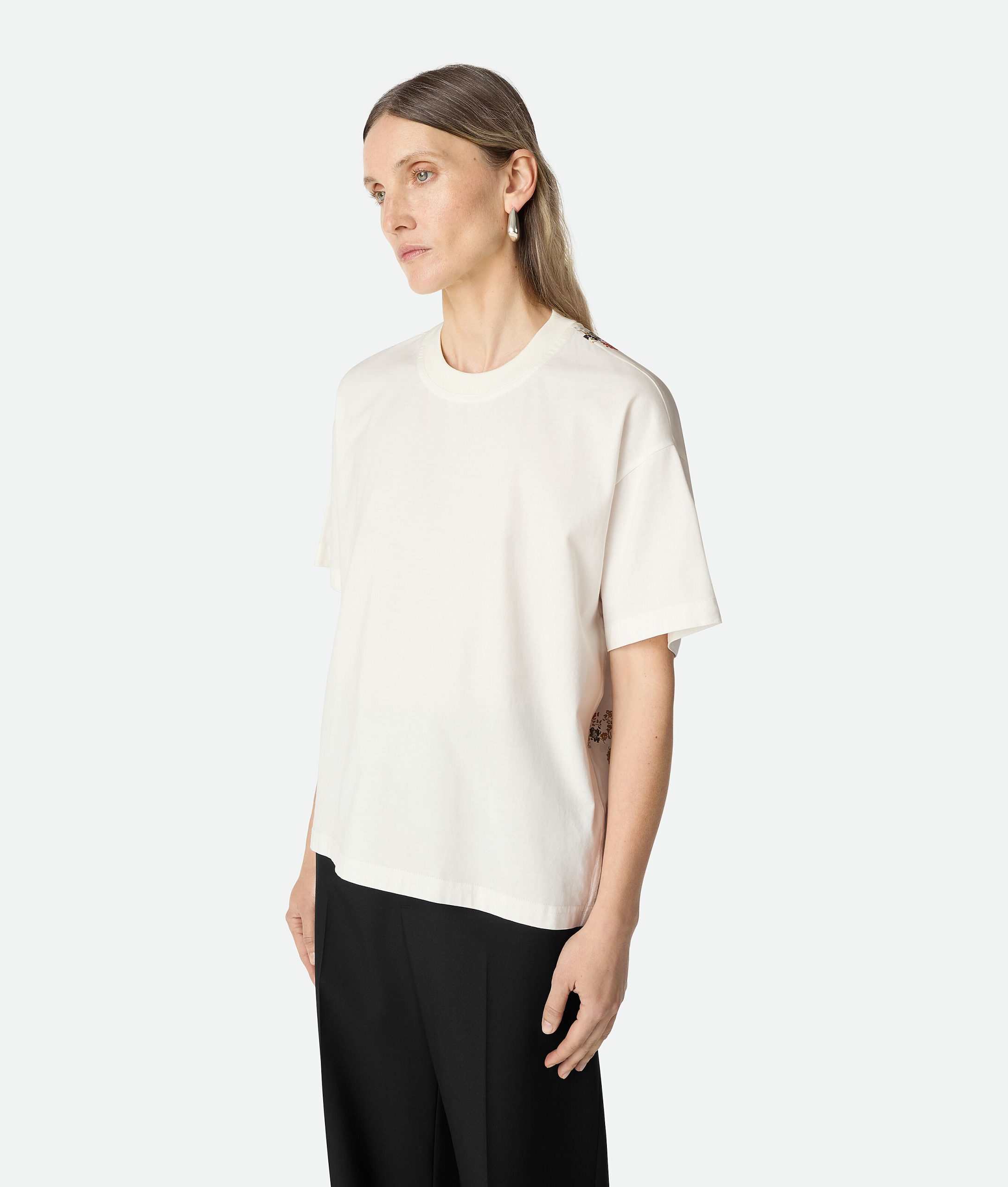 Cotton And Silk Printed T-Shirt - Image 2