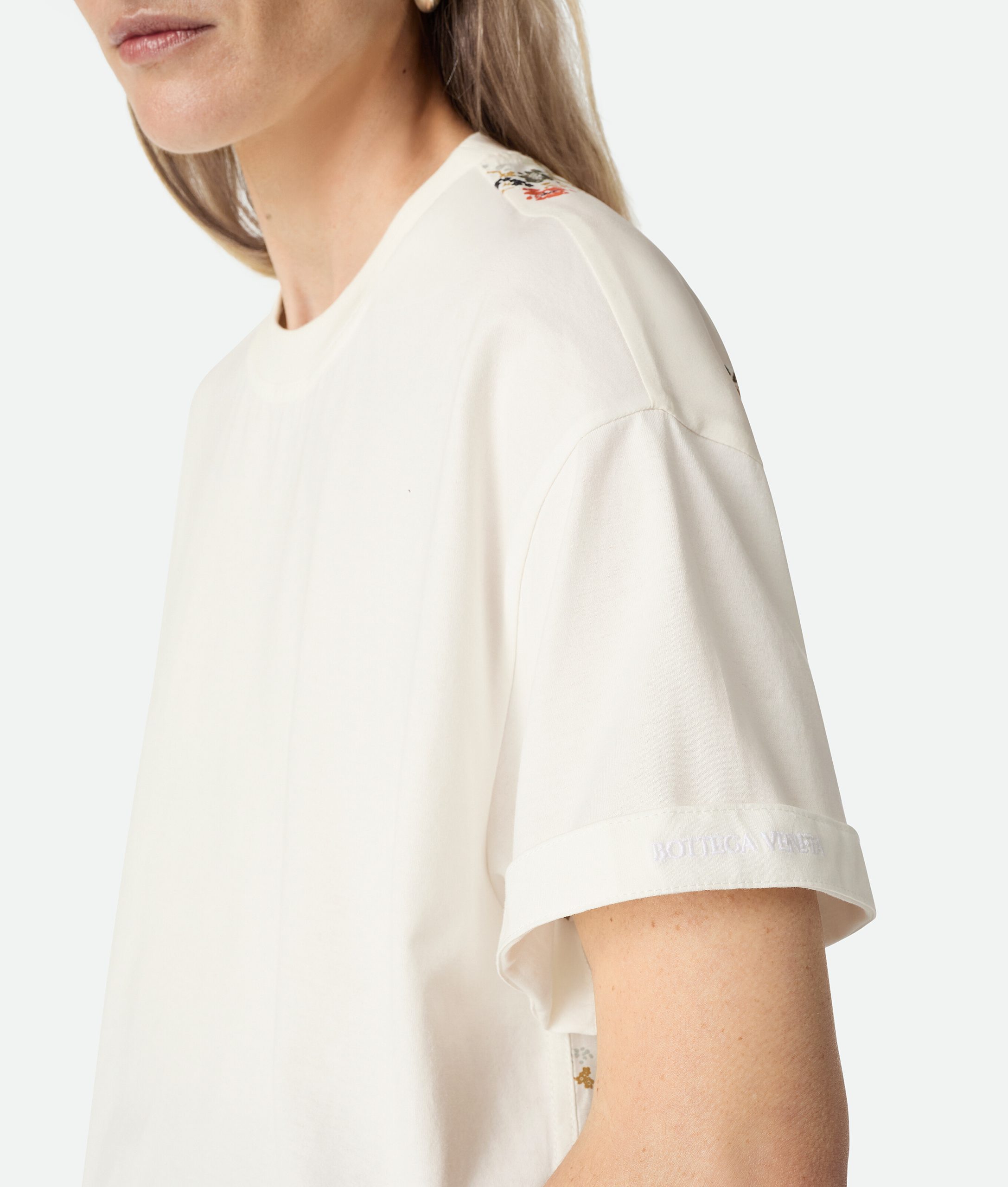 Cotton And Silk Printed T-Shirt - Image 4