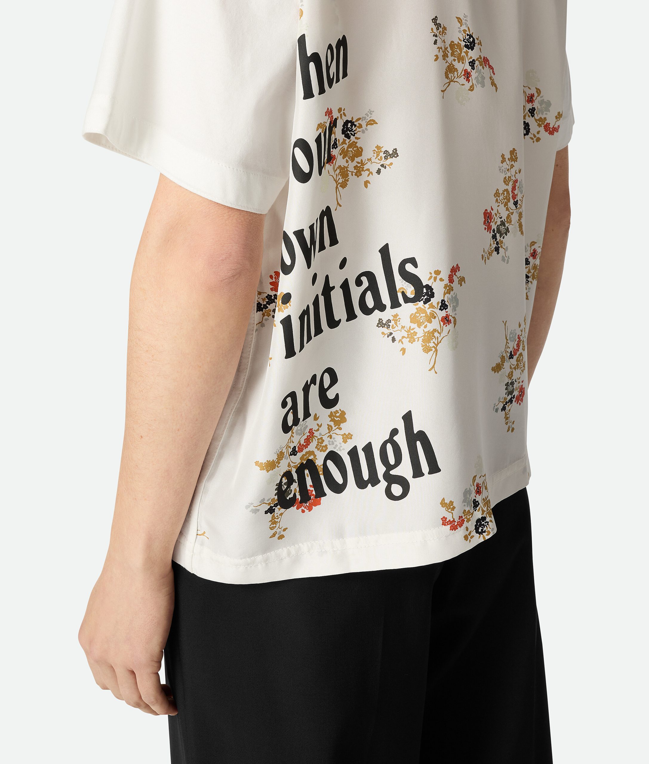 Cotton And Silk Printed T-Shirt - Image 5
