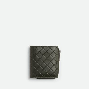Intrecciato Stamp Bi-Fold Wallet