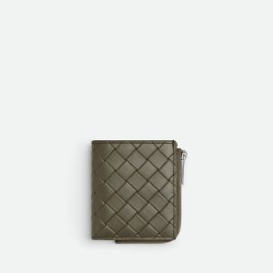 Intrecciato Stamp Bi-Fold Wallet