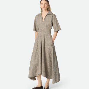 Fleck Viscose Dress